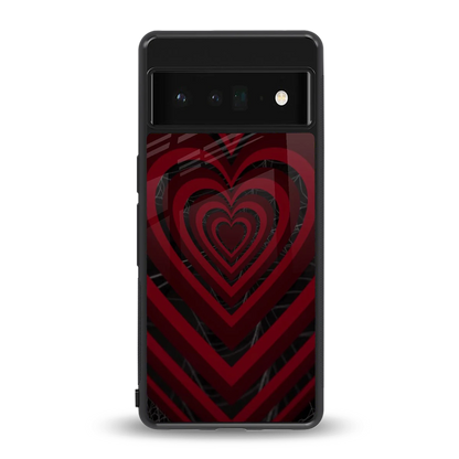 Y2K Hearts X Spider back phone cover | glass case for google pixel 6 pro