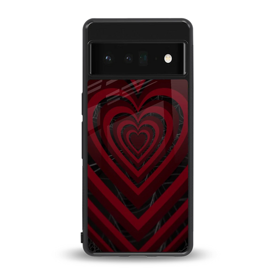 Y2K Hearts X Spider back phone cover | glass case for google pixel 6 pro