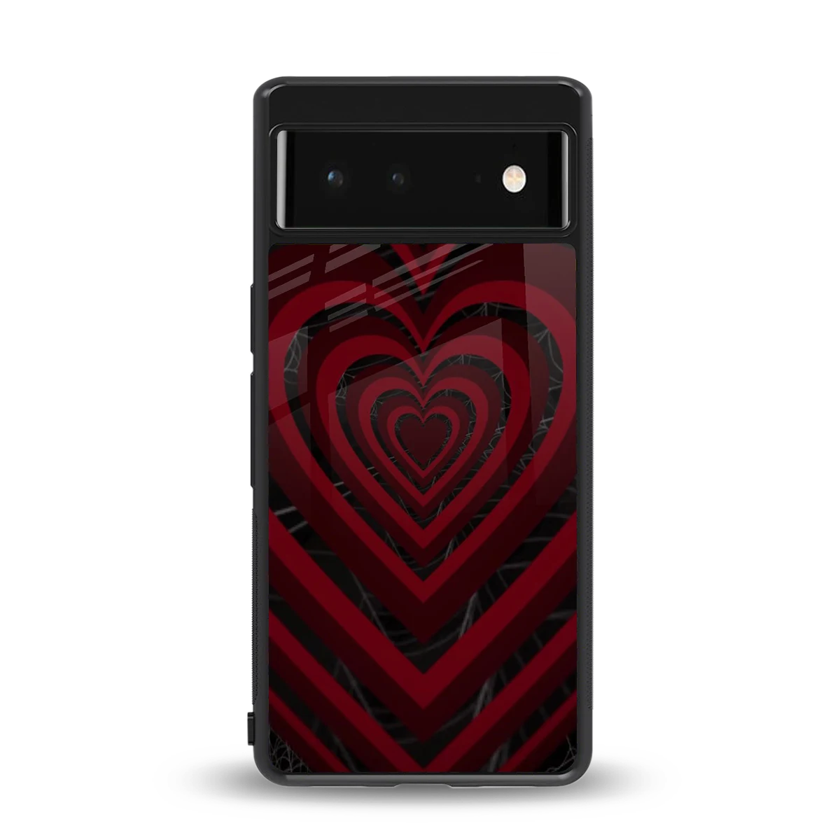 Y2K Hearts X Spider back phone cover | glass case for google pixel 6a