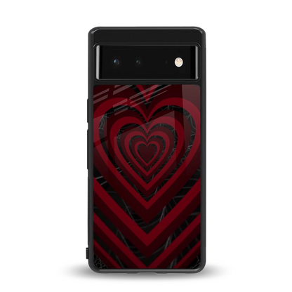 Y2K Hearts X Spider back phone cover | glass case for google pixel 6a
