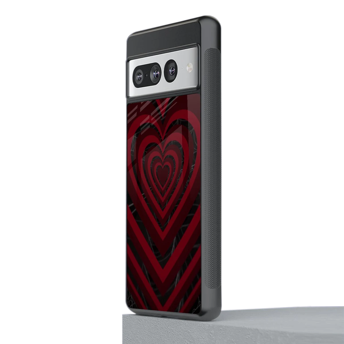 Y2K Hearts X Spider stylish phone case for google pixel 7 pro | glossy glass and slim fit