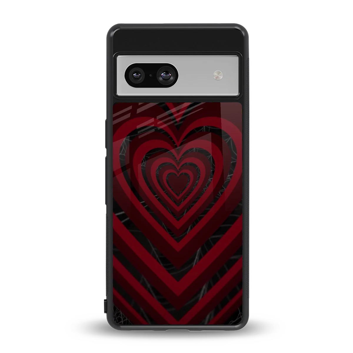 Y2K Hearts X Spider back phone cover | glass case for google pixel 7