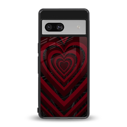 Y2K Hearts X Spider back phone cover | glass case for google pixel 7