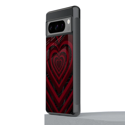 Y2K Hearts X Spider stylish phone case for google pixel 8 pro | glossy glass and slim fit