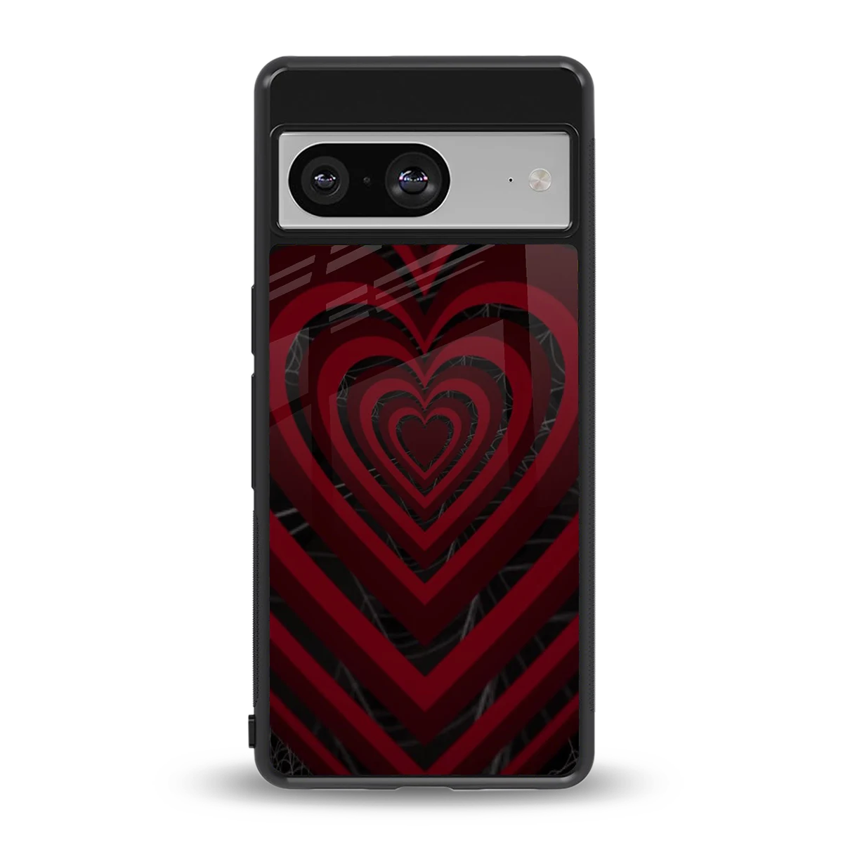 Y2K Hearts X Spider back phone cover | glass case for google pixel 8