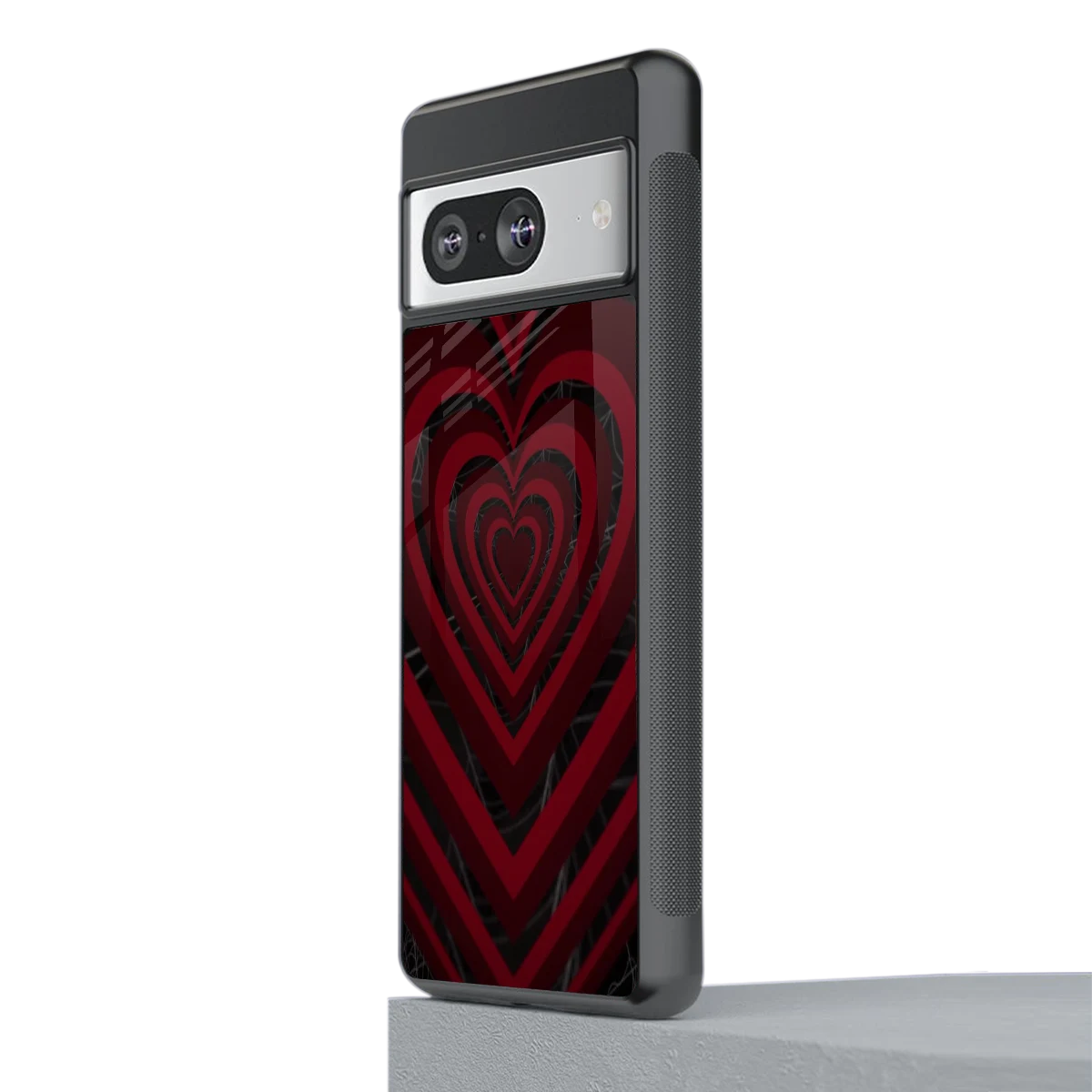 Y2K Hearts X Spider stylish phone case for google pixel 8 | glossy glass and slim fit