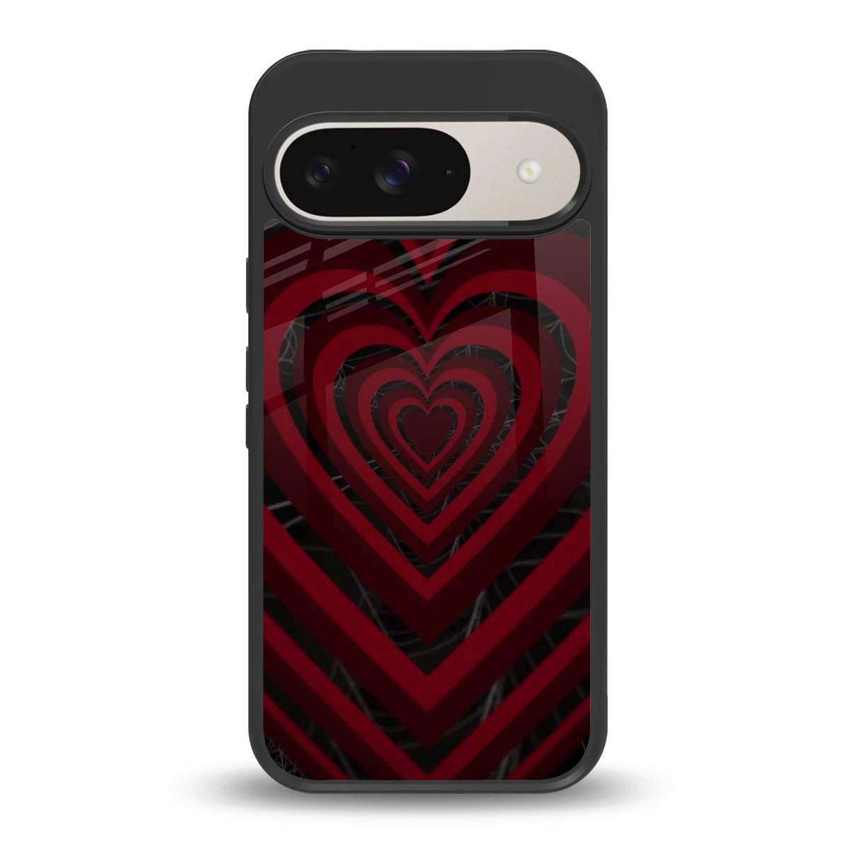 Y2K Hearts X Spider back phone cover | glass case for google pixel 9