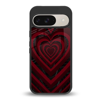 Y2K Hearts X Spider back phone cover | glass case for google pixel 9