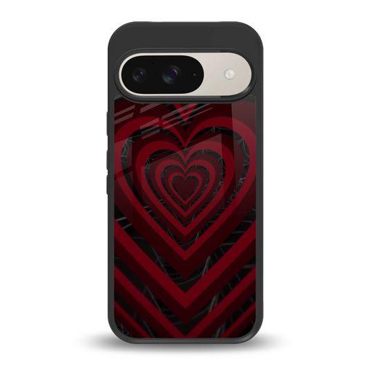 Y2K Hearts X Spider back phone cover | glass case for google pixel 9