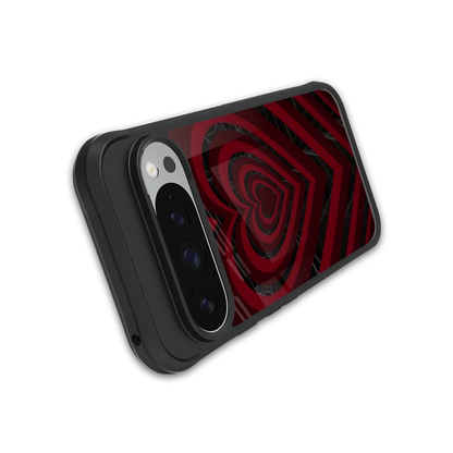 Y2K Hearts X Spider stylish phone case for google pixel 9 pro xl | glossy glass and slim fit