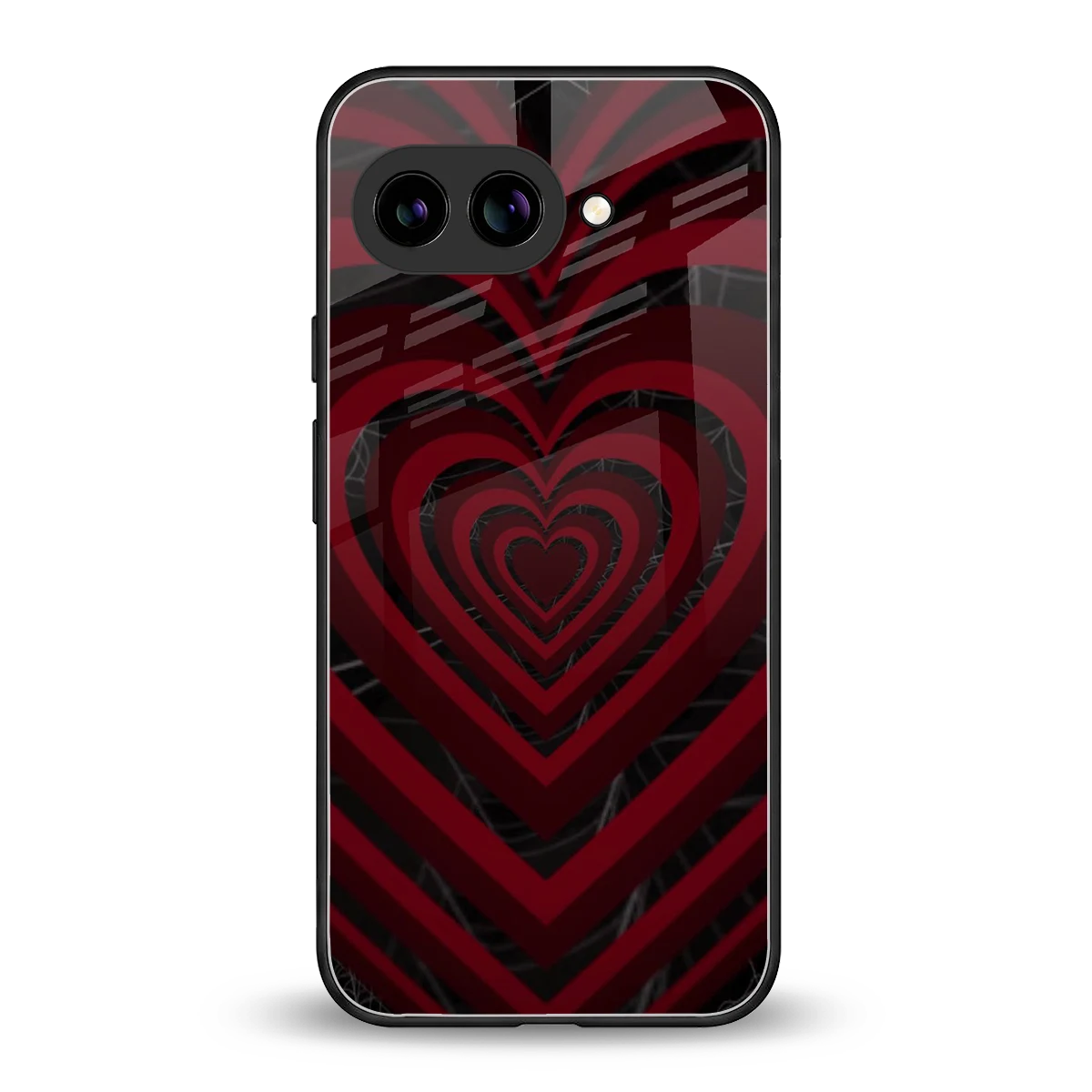 Y2K Hearts X Spider back phone cover | glass case for google pixel 9a