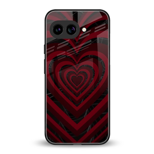 Y2K Hearts X Spider back phone cover | glass case for google pixel 10a