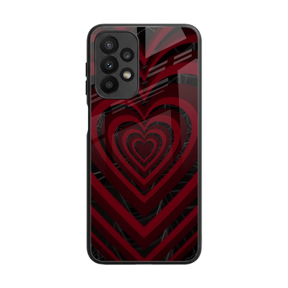 Y2K Hearts X Spider back phone cover | glass case for samsung galaxy a23
