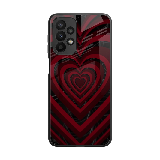 Y2K Hearts X Spider back phone cover | glass case for samsung galaxy a23
