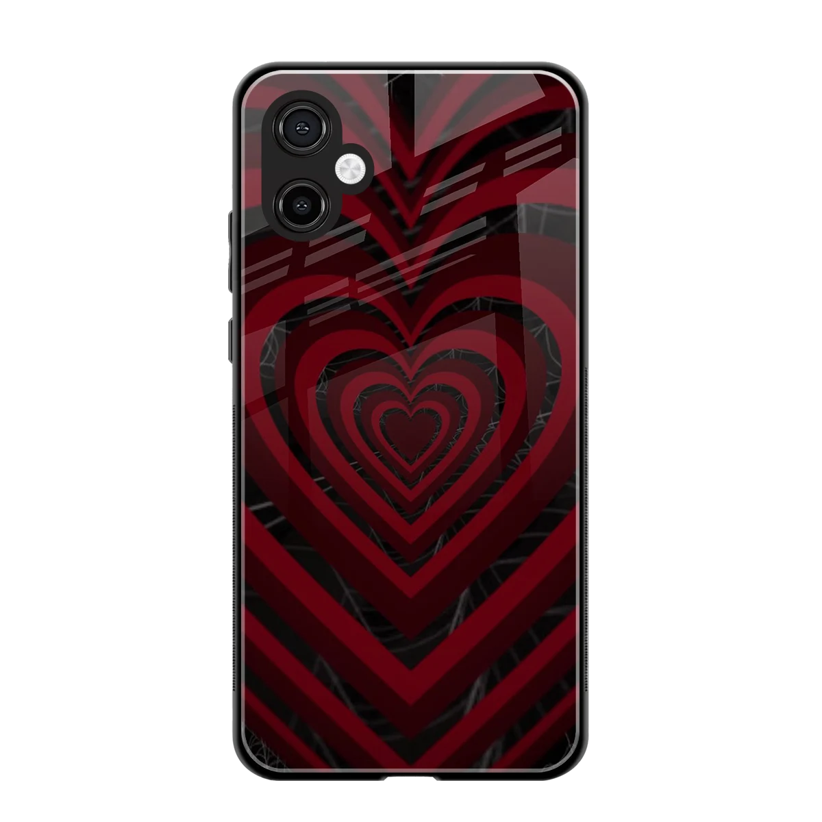Y2K Hearts X Spider back phone cover | glass case for samsung galaxy a06 5g