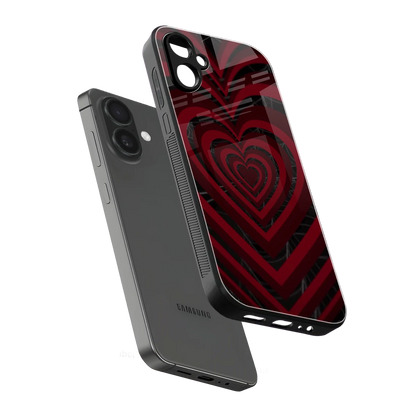 Y2K Hearts X Spider sleek samsung galaxy a06 5g cover with tempered glass back and TPU edges
