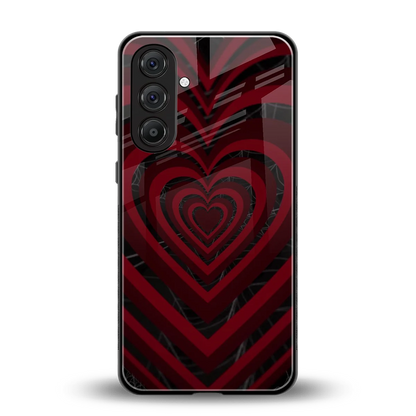 Y2K Hearts X Spider back phone cover | glass case for samsung galaxy a16 5g