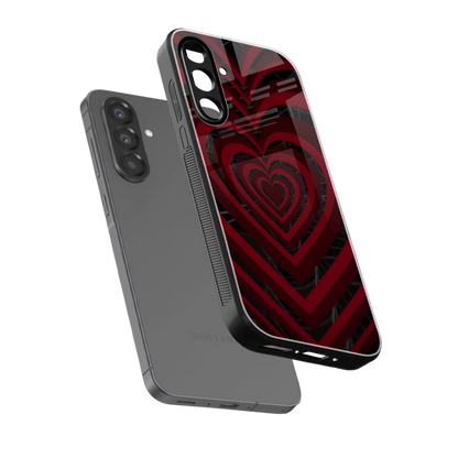 Y2K Hearts X Spider sleek samsung galaxy a37 5g cover with tempered glass back and TPU edges