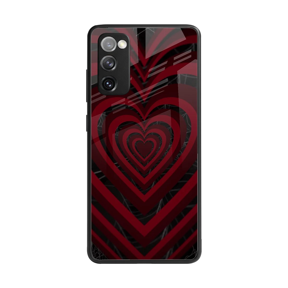 Y2K Hearts X Spider back phone cover | glass case for samsung galaxy s20 fe