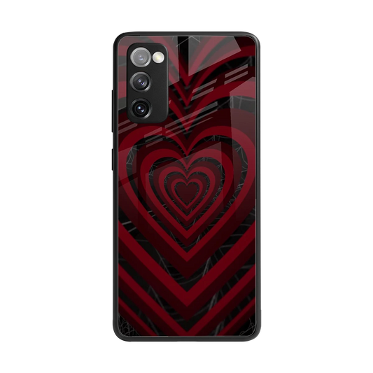 Y2K Hearts X Spider back phone cover | glass case for samsung galaxy s20 fe