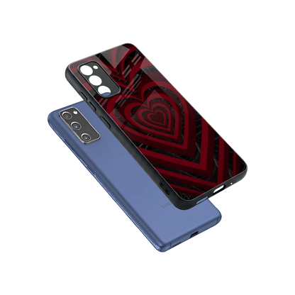 Y2K Hearts X Spider sleek samsung galaxy s20 fe cover with tempered glass back and TPU edges
