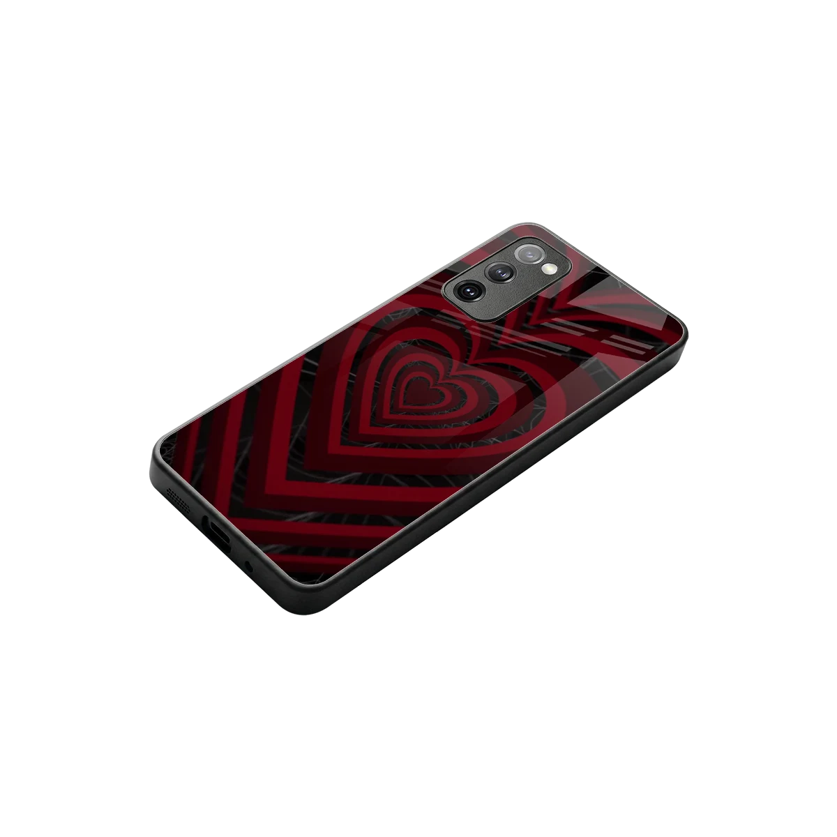 Y2K Hearts X Spider stylish phone case for samsung galaxy s20 fe | glossy glass and slim fit