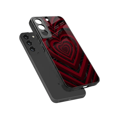 Y2K Hearts X Spider sleek samsung galaxy s22 cover with tempered glass back and TPU edges