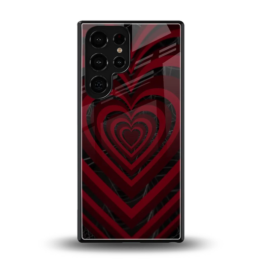 Y2K Hearts X Spider back phone cover | glass case for samsung galaxy s26 ultra