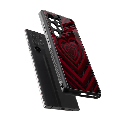 Y2K Hearts X Spider sleek samsung galaxy s26 ultra cover with tempered glass back and TPU edges