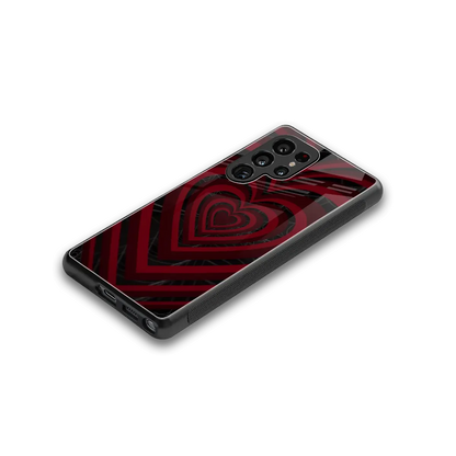 Y2K Hearts X Spider stylish phone case for samsung galaxy s26 ultra | glossy glass and slim fit