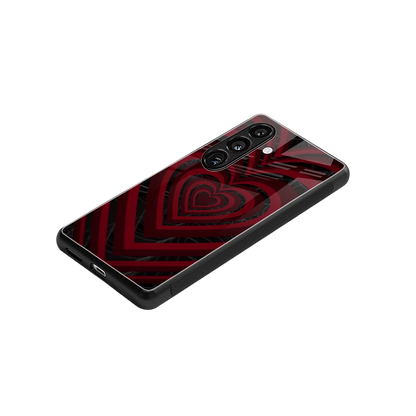 Y2K Hearts X Spider stylish phone case for samsung galaxy s25 fe | glossy glass and slim fit