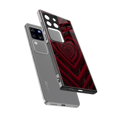 Y2K Hearts X Spider sleekvivo v30 pro cover with tempered glass back and TPU edges