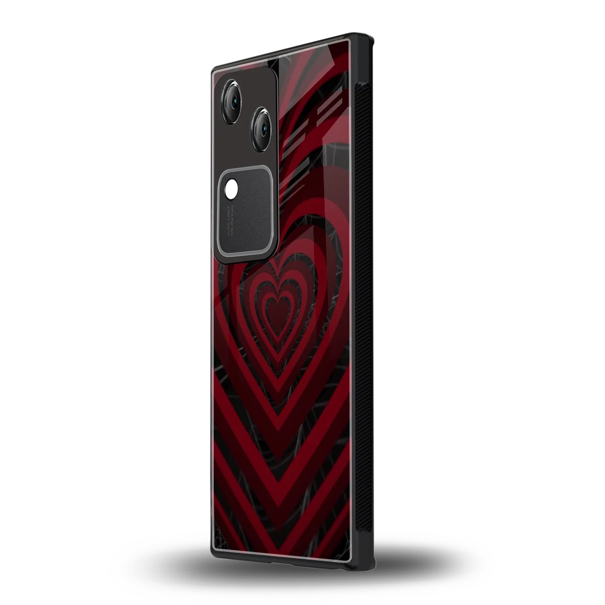 Y2K Hearts X Spider vivo v30 mobile cover | shockproof glass phone case
