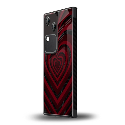 Y2K Hearts X Spider vivo v30 mobile cover | shockproof glass phone case