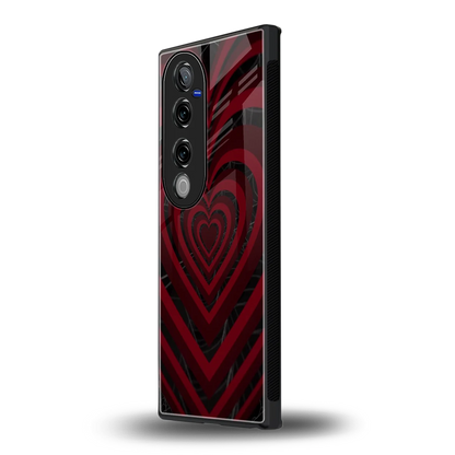 Y2K Hearts X Spider vivo v40 pro mobile cover | shockproof glass phone case