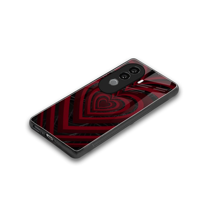 Y2K Hearts X Spider stylish phone case for vivo v40e | glossy glass and slim fit