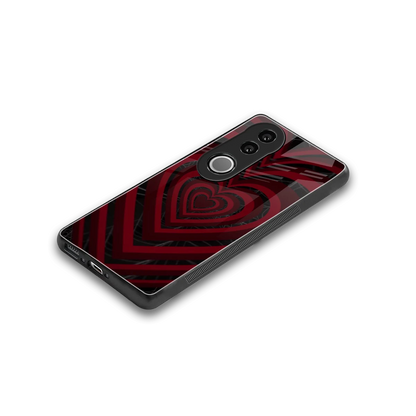 Y2K Hearts X Spider stylish phone case for vivo v50 | glossy glass and slim fit