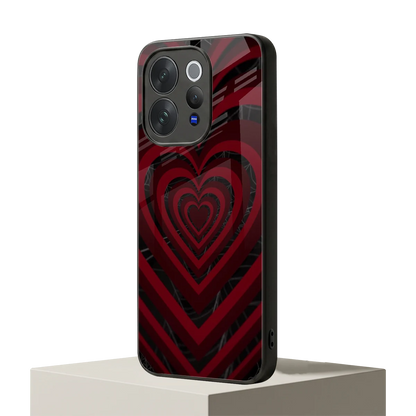 Y2K Hearts X Spider vivo v70 mobile cover | shockproof glass phone case