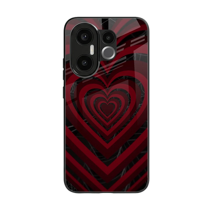 Y2K Hearts X Spider back phone cover | glass case for vivo x200 fe