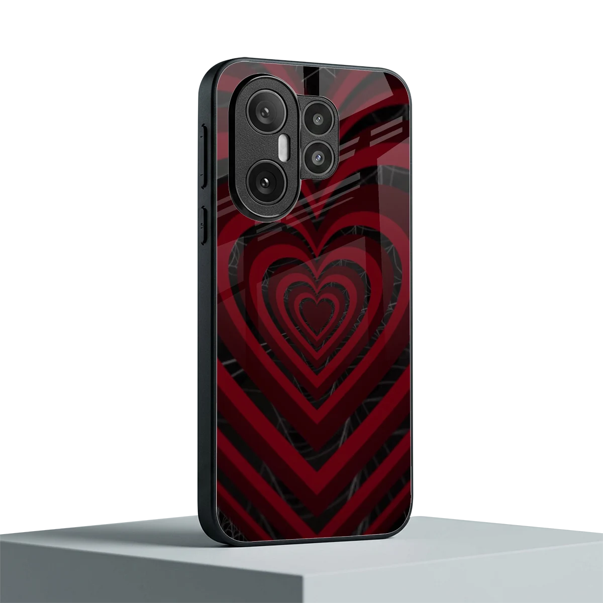 Y2K Hearts X Spider vivo x200 fe mobile cover | shockproof glass phone case