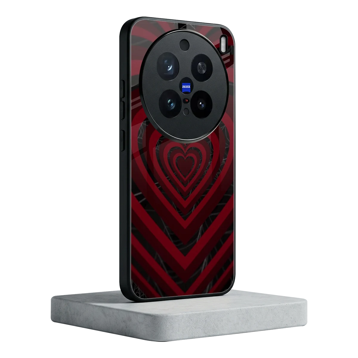 Y2K Hearts X Spider vivo x200 pro mobile cover | shockproof glass phone case