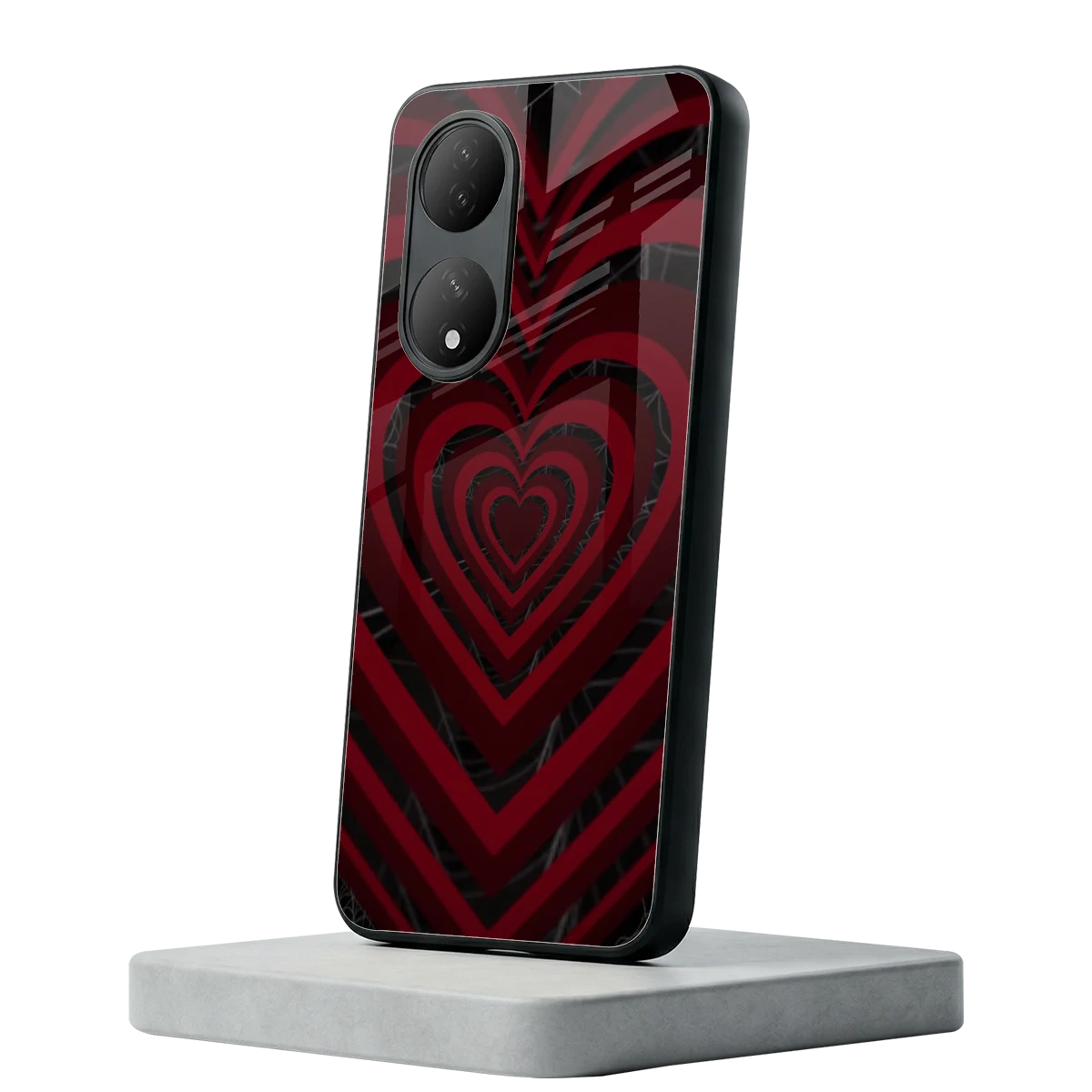Y2K Hearts X Spider Vivo-y100 mobile cover | shockproof glass phone case