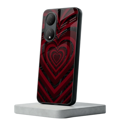 Y2K Hearts X Spider Vivo-y100 mobile cover | shockproof glass phone case