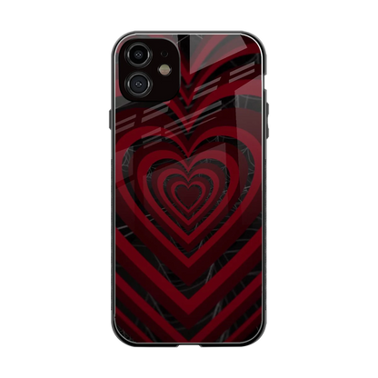 Y2K Hearts X Spider back phone cover | glass case for iphone 12