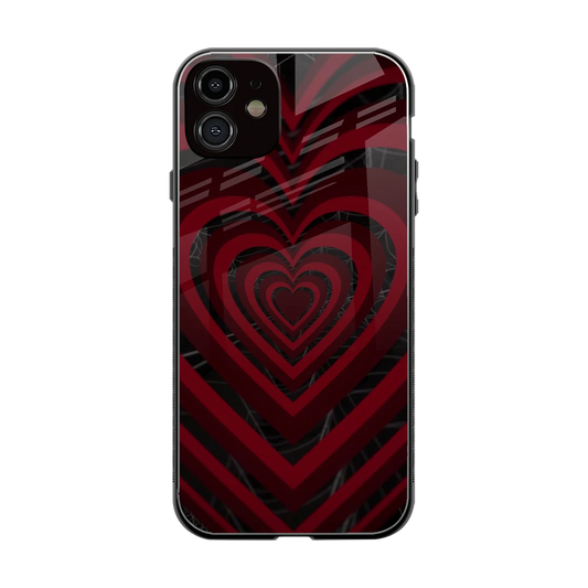 Y2K Hearts X Spider back phone cover | glass case for iphone 11