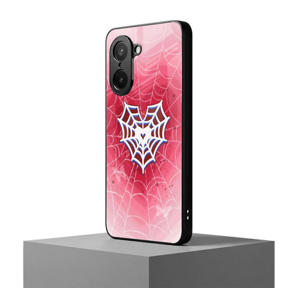 Y2K Hearts X Web oneplus nord ce5 5g mobile cover | shockproof glass phone case
