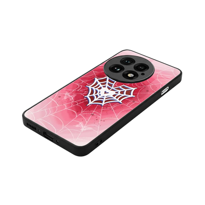 Y2K Hearts X Web stylish phone case for oneplus 13 | glossy glass and slim fit