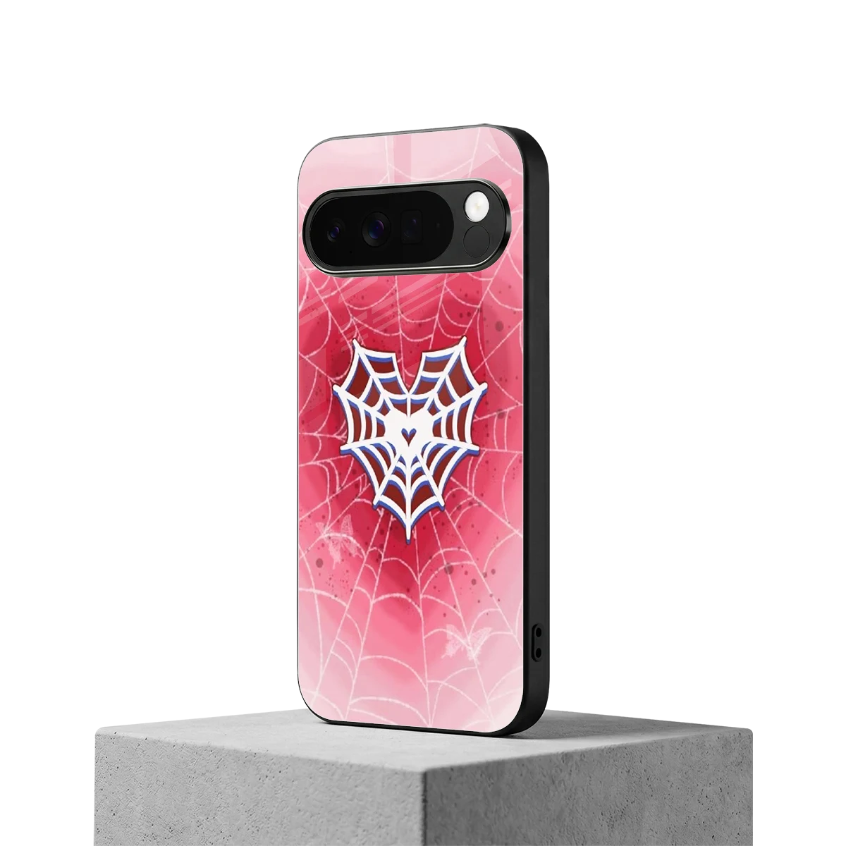 Y2K Hearts X Web google pixel 10 pro xl mobile cover | shockproof glass phone case
