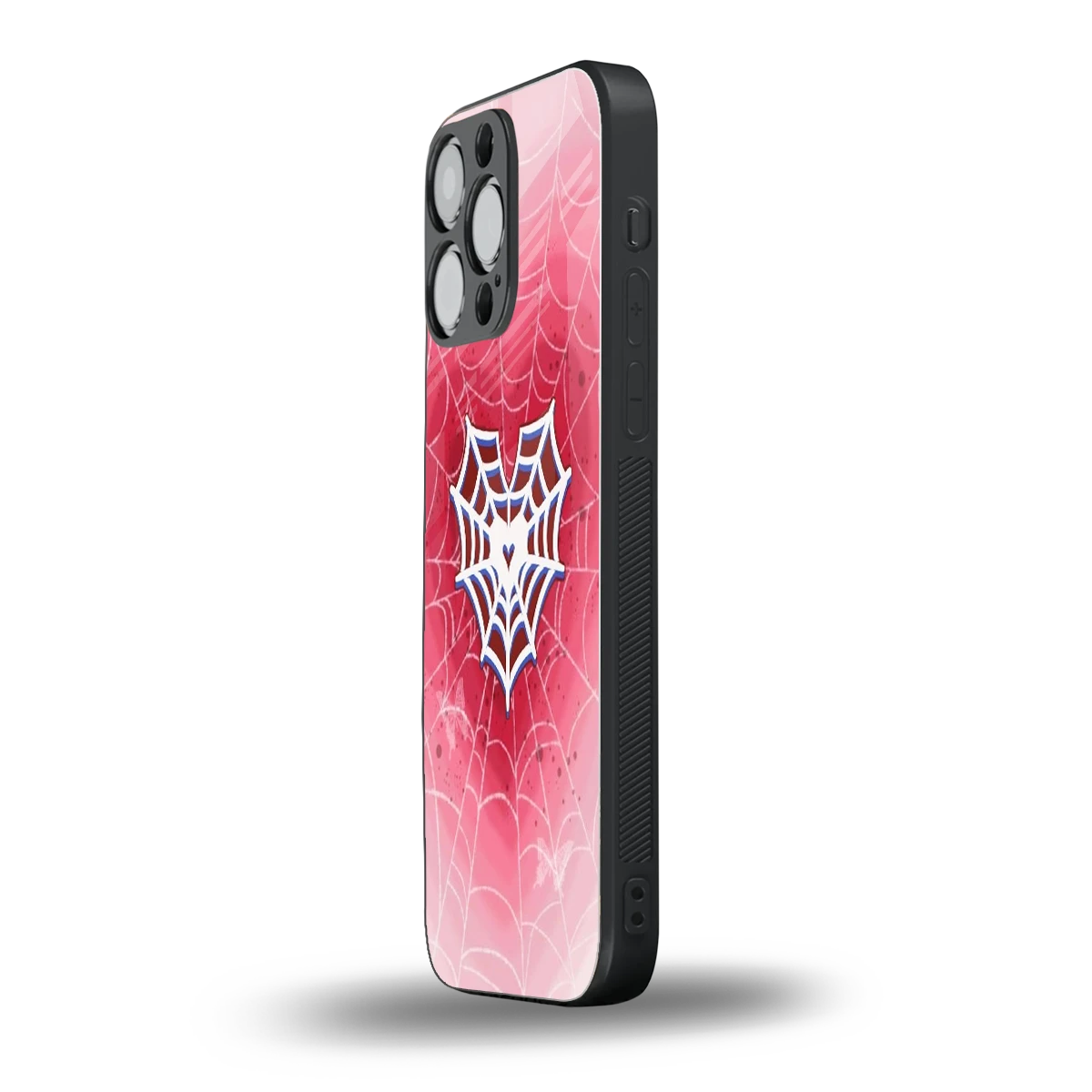 Y2K Hearts X Web iphone 15 pro max mobile cover | shockproof glass phone case