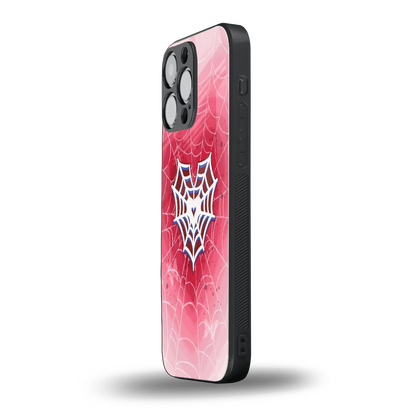 Y2K Hearts X Web iphone 15 pro max mobile cover | shockproof glass phone case